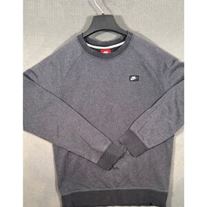 Nike Pullover Womens Small Grey Long Sleeve Grunge Y2K Activewear Top‎ Crew neck